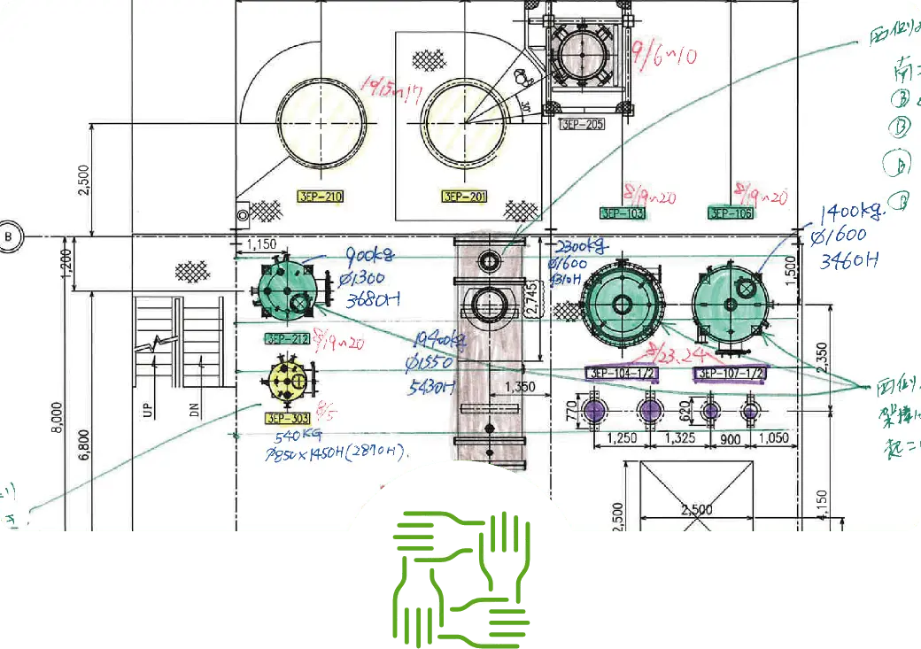 図面の図とアイコンの画像
