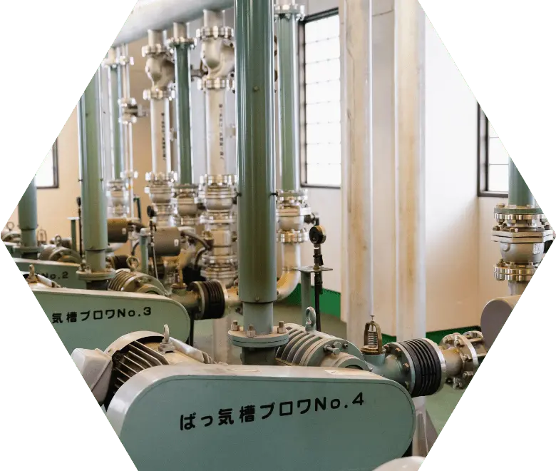 水処理設備の写真