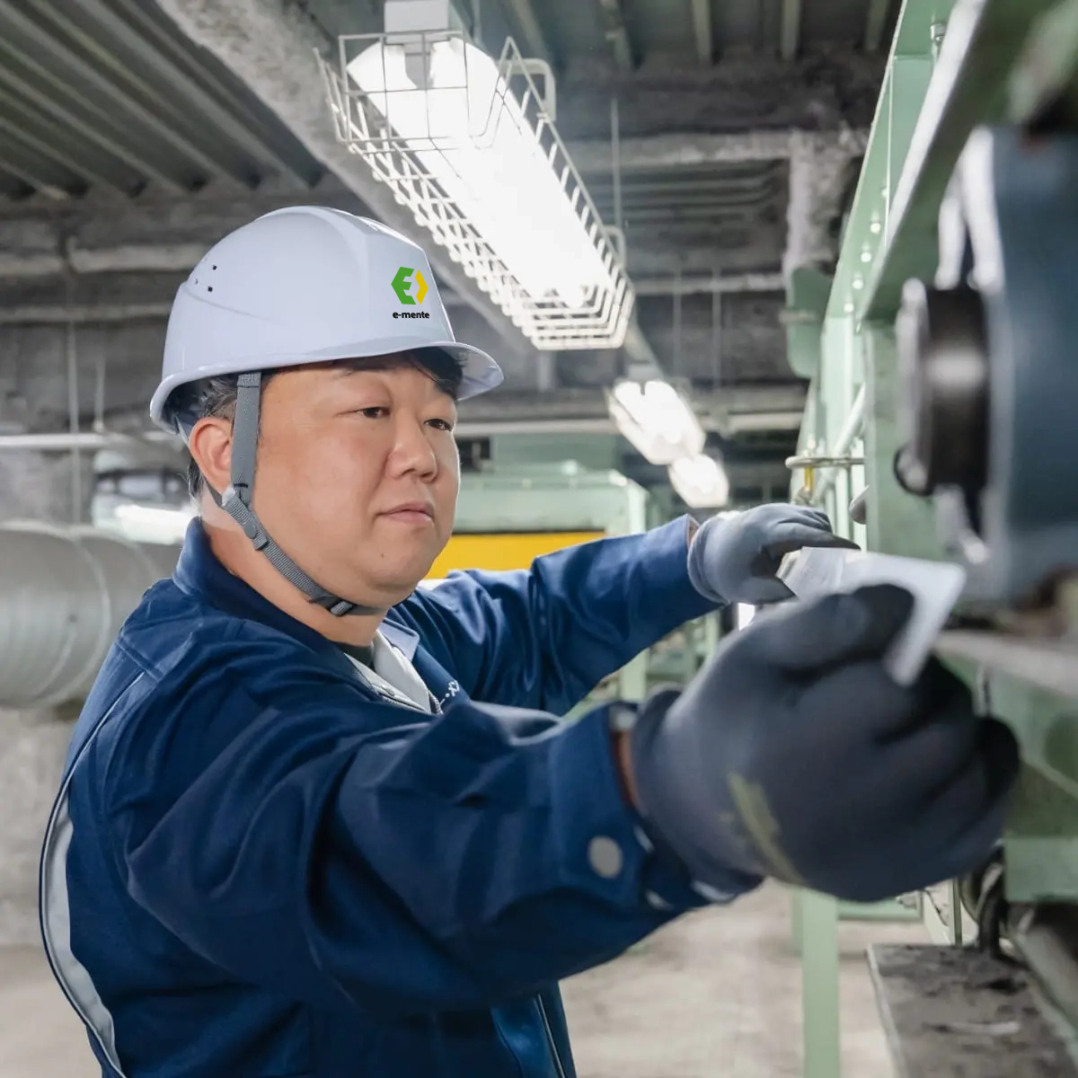 作業をしている様子